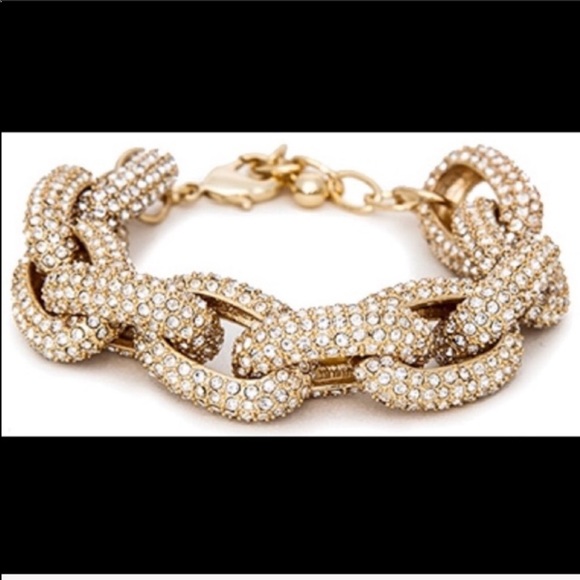 J. Crew Jewelry - JCREW chunky pave link bracelet BNWT J. Crew Jewelry - JCREW chunky pave link bracelet BNWT